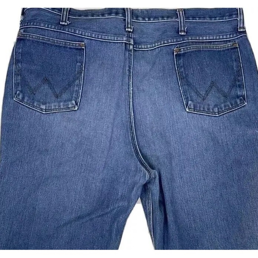 VTG Wrangler Jeans Men‎ 36x31 Blue western cowboy Whiskers 60's 70's Workwear